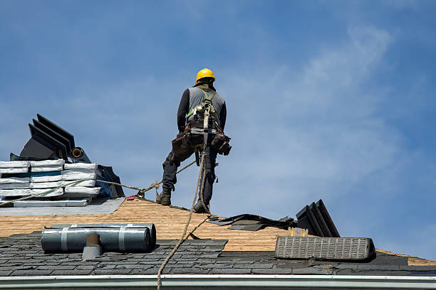 Professional Roofing technician working in Martensdale, IA